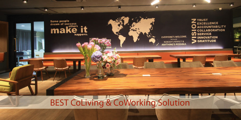 Best CoLiving CoWorking Solution